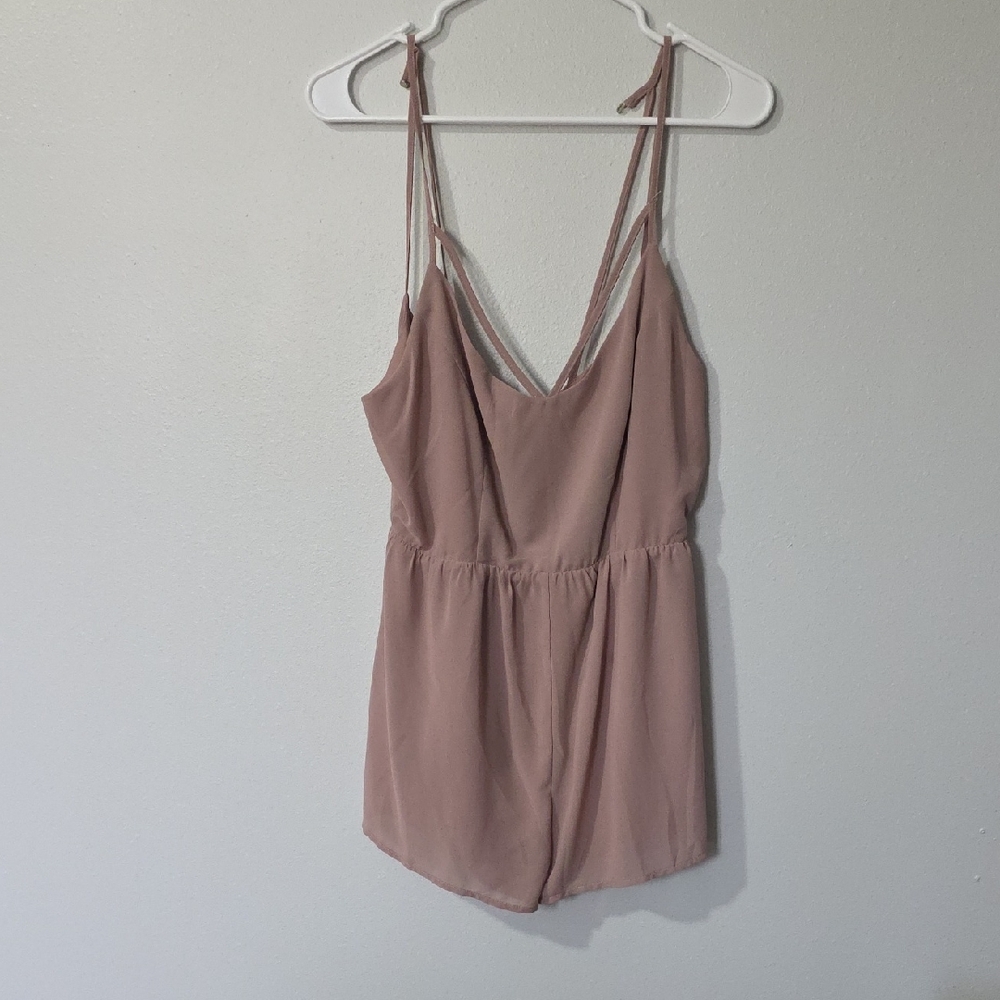 Charlotte Russe Mauve Sleeveless Romper.